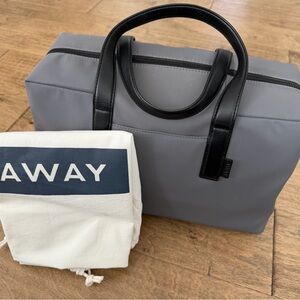 Away Everywhere Charcoal Bag with Ebony Handles